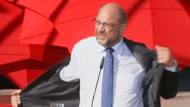 Martin Schulz poltert im Wahlkampf gegen Golfspieler und deren vermeintliche Arroganz. (Screenshot: YouTube)