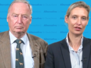 Regierung abgestraft, AfD bei 13,5 Prozent (Prognose) Die AfD zieht erstmals in den Bundestag ein. (Screenshot: YouTube)