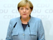 Angela Merkel freut sich auf vier weitere Jahre Angela Merkel kann trotz der Verluste ihrer Partei voraussichtlich auch die kommenden vier Jahre als Bundeskanzlerin regieren. (Screenshot: YouTube)