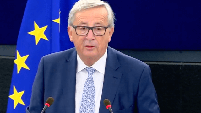 Jean-Claude Juncker fordert die EU-Erweiterung auf 30 Staaten. (Screenshot: YouTube)