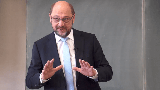 Martin Schulz glaubt, dass er die Wahl noch drehen kann. (Screenshot: YouTube)
