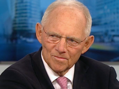 Wolfgang Schäuble kritisiert die Verbitterung vieler Ostdeutscher, die zur Ablehnung von Angela Merkel führe. (Screenshot: YouTube)