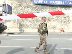 „Allahu Akbar“ am Bahnhof Saint Charles in Marseille. Ein Messer-Mann tötete zwei Frauen. (Screenshot: N24)