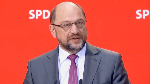 Auch nach dem Jamaika-Aus lehnt Martin Schulz eine Große Koalition ab und plädiert stattdessen für Neuwahlen. (Screenshot: YouTube)