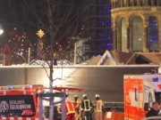 Die Polizei wird Betonpoller einsetzen, um Berlins Weihnachtsmärkte gegen einen Terroranschlag wie im letzten Jahr an der Gedächtniskirche zu schützen. (Screenshot: YouTube)