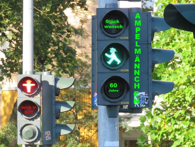 Ampelmännchen Ost wird 60 Jahre