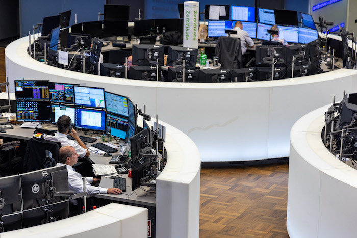 Börsen-Parkett Frankfurt © Pressefoto Deutsche Börse AG