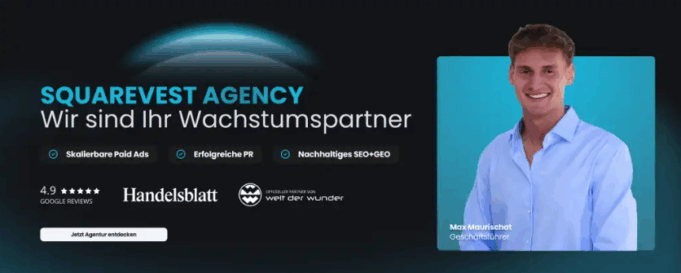 SQUAREVEST AGENCY - Wir sind ihr Wachstumspartner