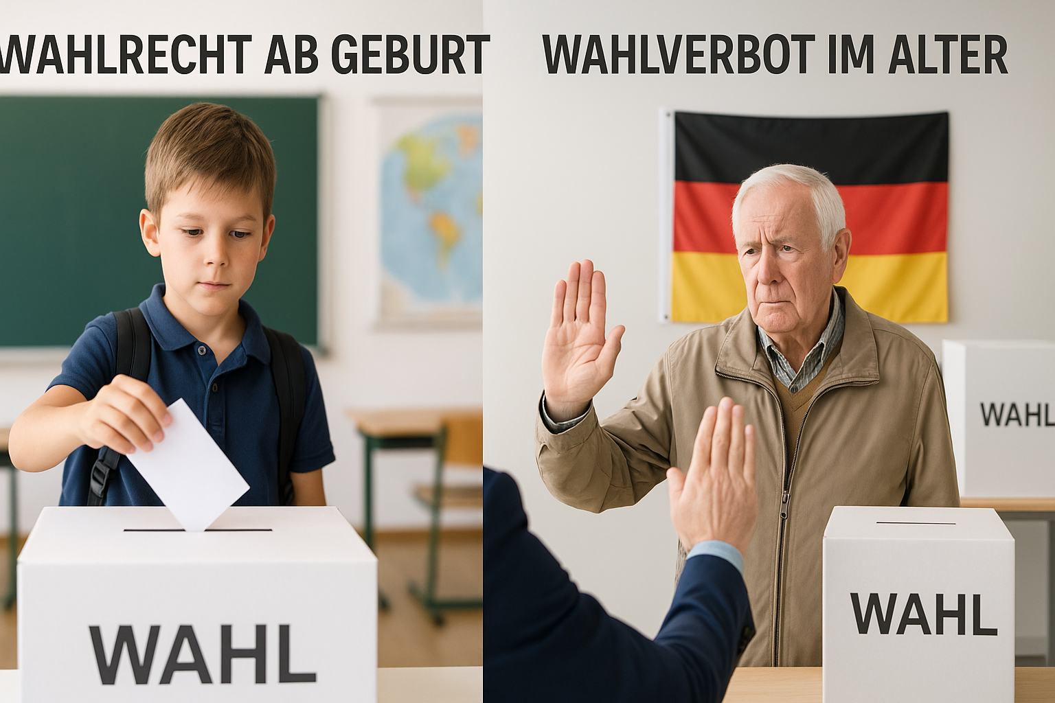 Kein Wahlrecht mehr Rentner ab 70 Jahren